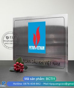 Biển công ty inox bạc xước - Mã BCTIB1