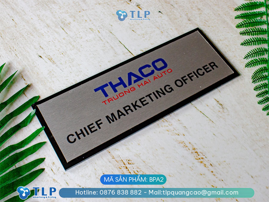 Biển tên phòng Alu đế Mica - Mã sản phẩm BPA2 - Ảnh 6