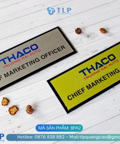 Biển tên phòng Alu đế Mica - Mã sản phẩm BPA2
