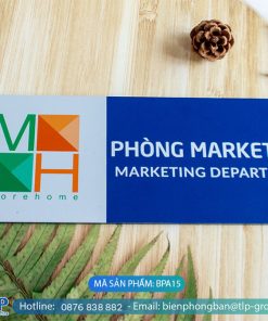 Biển phòng ban chất liệu Alu - Mã sản phẩm BPA15
