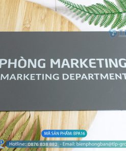 Biển phòng ban chất liệu Alu - Mã sản phẩm BPA16
