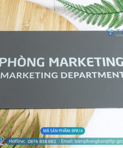 Biển phòng ban chất liệu Alu - Mã sản phẩm BPA16