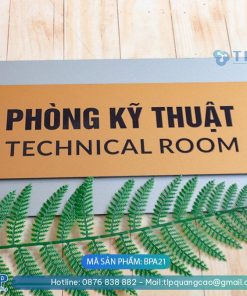 Biển phòng ban chất liệu Alu - Mã sản phẩm BPA21