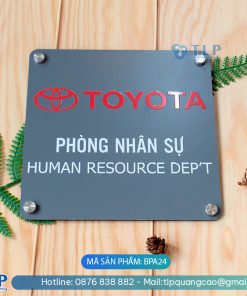 Alternative view of Biển phòng ban chất liệu Alu - Mã sản phẩm BPA24