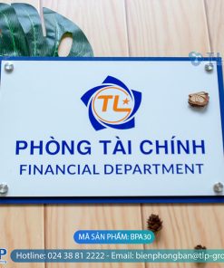 Biển phòng ban chất liệu Alu - Mã sản phẩm BPA30