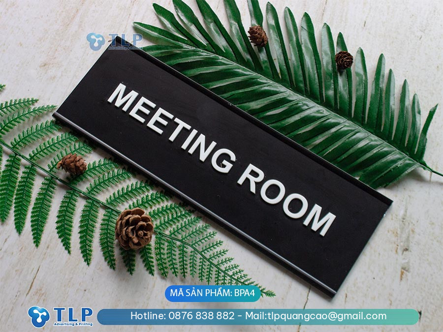 Biển tên phòng Alu - Mã sản phẩm BPA4 - Ảnh 5