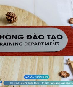 Biển tên phòng chất liệu alu - Mã sản phẩm BPA9