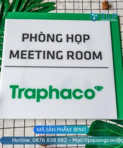 Biển tên phòng mica - Mã sản phẩm BPM1