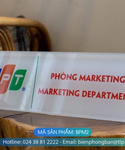 Biển tên phòng mica - Mã sản phẩm BPM2