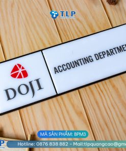 Biển tên phòng mica - Mã sản phẩm BPM3