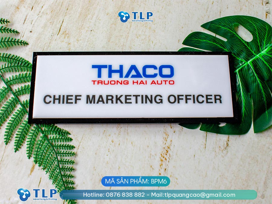 Biển tên phòng mica - Mã sản phẩm BPM6 - Ảnh 6