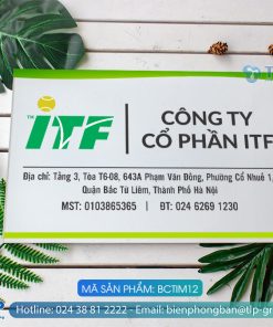 Biển tên công ty mica - Mã sản phẩm BCTIM12