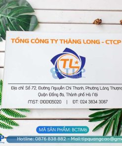 Biển tên công ty mica - Mã sản phẩm BCTIM6