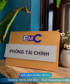 Biển phòng ban chất liệu Alu - Mã sản phẩm BPA13