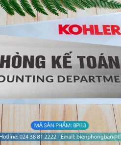 Biển phòng ban chất liệu Inox - Mã sản phẩm BPI13