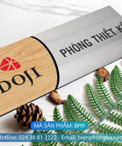 Biển phòng ban chất liệu Inox - Mã sản phẩm BPI9