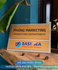 Biển phòng ban chất liệu Alu - Mã sản phẩm BPA26
