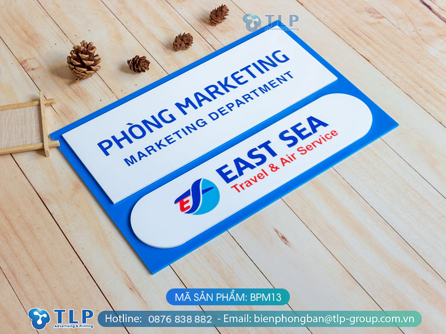 Biển phòng ban chất liệu mica - Mã sản phẩm BPM13 - Ảnh 4
