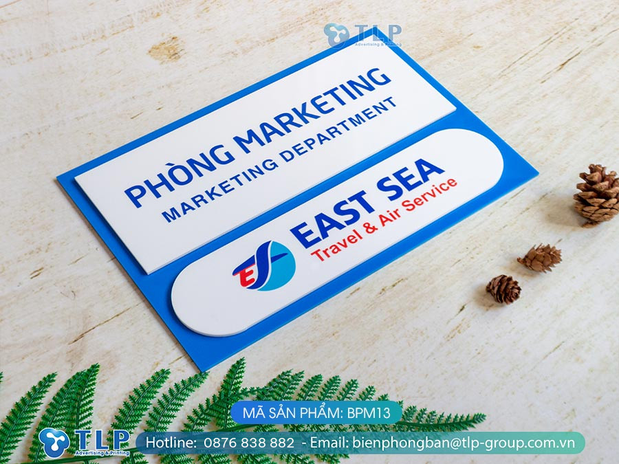 Biển phòng ban chất liệu mica - Mã sản phẩm BPM13 - Ảnh 6