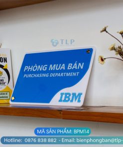 Biển phòng ban chất liệu Mica - Mã sản phẩm BPM14