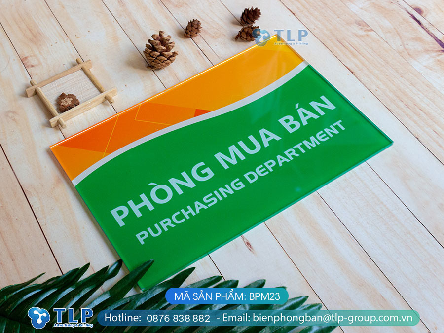 Biển phòng ban chất liệu Mica - Mã sản phẩm BPM23 - Ảnh 4