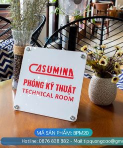 Biển phòng ban chất liệu Mica - Mã sản phẩm BPM20