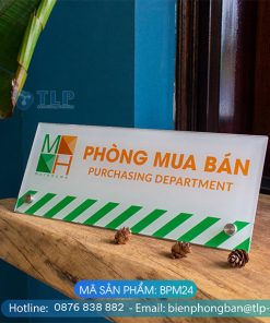Biển phòng ban chất liệu mica - Mã sản phẩm BPM24