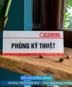 Biển phòng ban chất liệu Mica - Mã sản phẩm BPM25