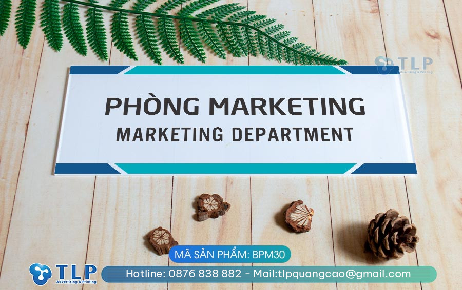 Biển phòng ban chất liệu Mica - Mã sản phẩm BPM30 - Ảnh 4