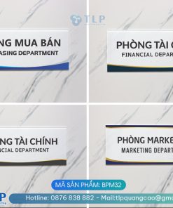 Biển phòng ban chất liệu Mica - Mã sản phẩm BPM32