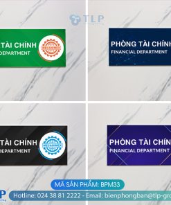 Biển phòng ban chất liệu Mica - Mã sản phẩm BPM33