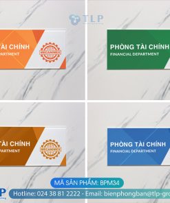 Biển phòng ban chất liệu Mica - Mã sản phẩm BPM34
