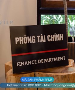 Biển phòng ban chất liệu mica - Mã sản phẩm BPM8