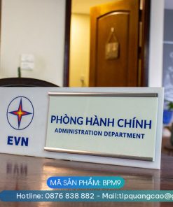 Biển phòng ban chất liệu mica - Mã sản phẩm BPM9