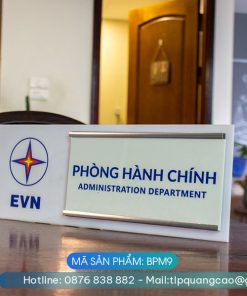 Biển phòng ban chất liệu mica - Mã sản phẩm BPM9